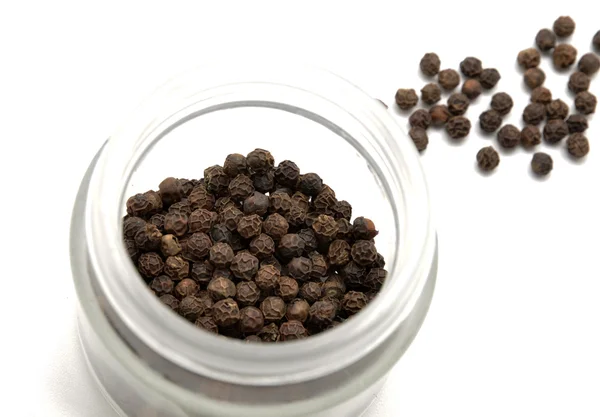 Black pepper pot — Stock Photo, Image