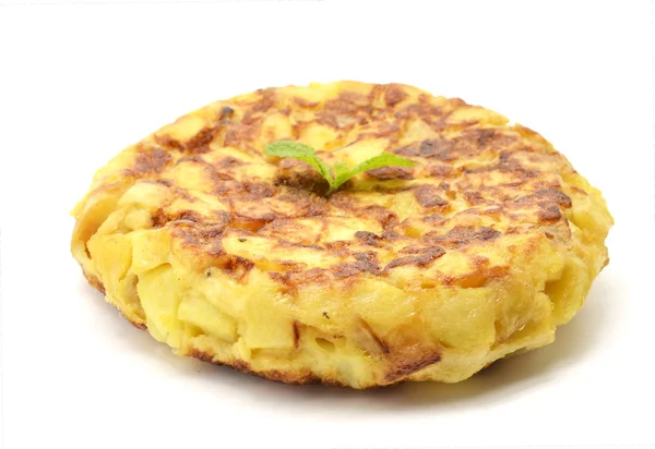 Spanish tortilla (omelet with potatoes and onions) — Stock Photo, Image