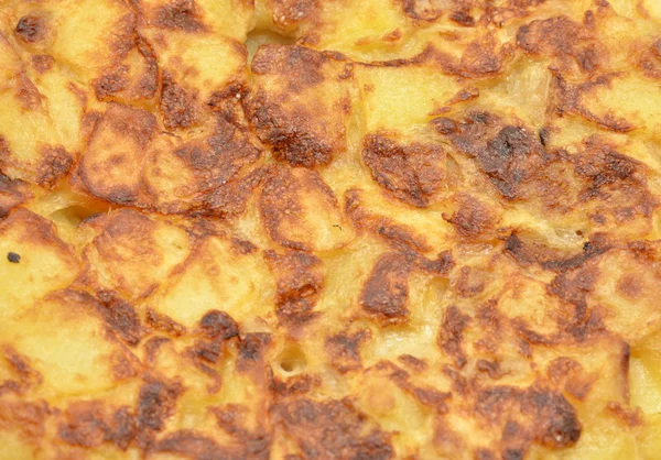 İspanyol tortilla (omlet patates ve soğan ile) — Stok fotoğraf