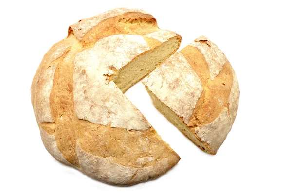 Brotlaib gebrochen — Stockfoto