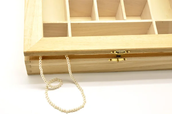 Деревянные jewel box (деталь) — стоковое фото