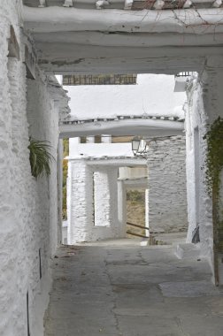 sokak capileira la alpujarra, granada, İspanya