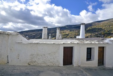 sokak capileira la alpujarra, granada, İspanya
