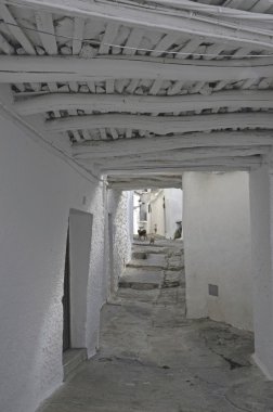 sokak capileira la alpujarra, granada, İspanya