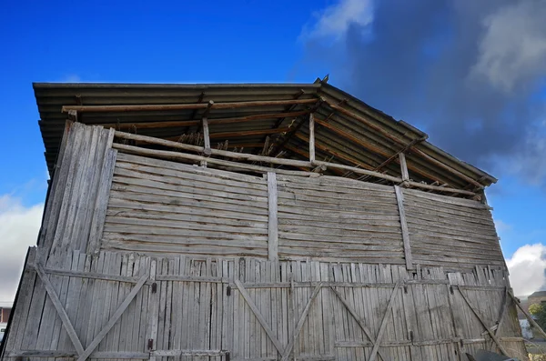 Old tobacco farm, facade — Stock Photo, Image