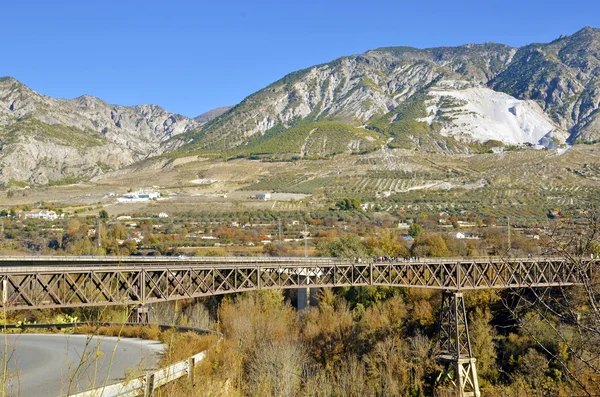Most zaprojektowany przez eiffel w Dúrcal, granada — Zdjęcie stockowe
