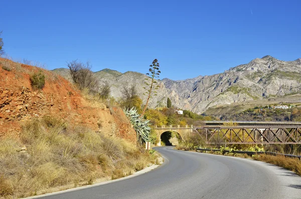 Túnel rodoviário em Durcal, Granada — Fotografia de Stock