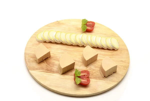 Pates and cheese table — Stock Photo, Image