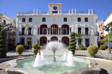 City Hall Priego de Cordoba, Spain clipart