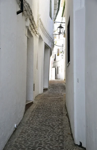 Узкая улица, Кордова, Андалусия — стоковое фото
