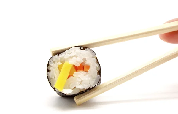 Sushi geïsoleerd op witte achtergrond — Stockfoto