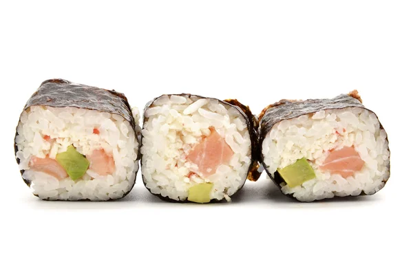 寿司在白色背景下被隔离 — 图库照片