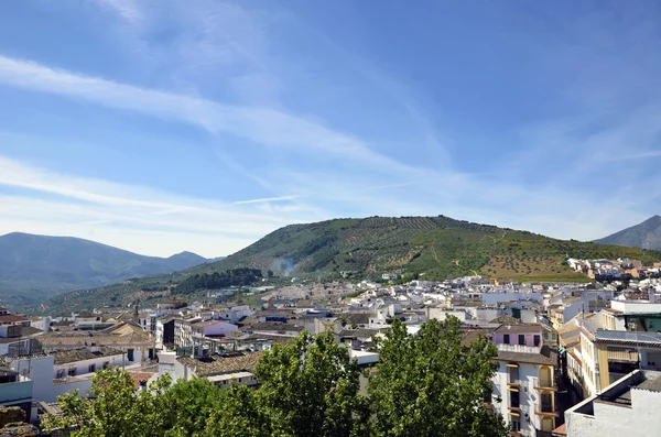 Blick auf priego de cordoba, Spanien — Stockfoto