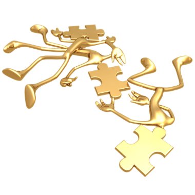 daraltılmış puzzle parçaları