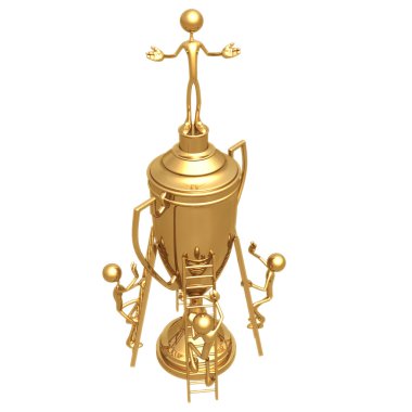 Kupa üzerinde tırmanma