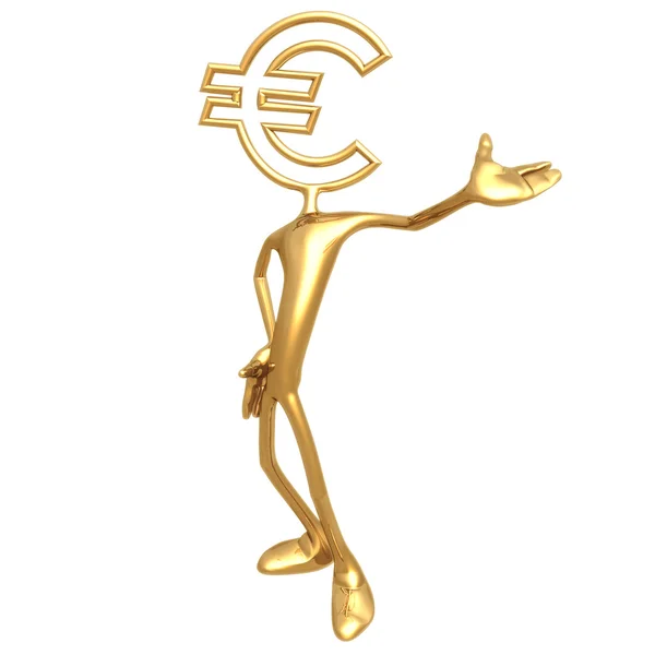 Prezenter euro — Zdjęcie stockowe