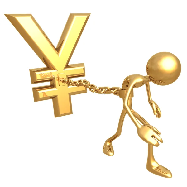 Chained To Yen — Stock Photo, Image