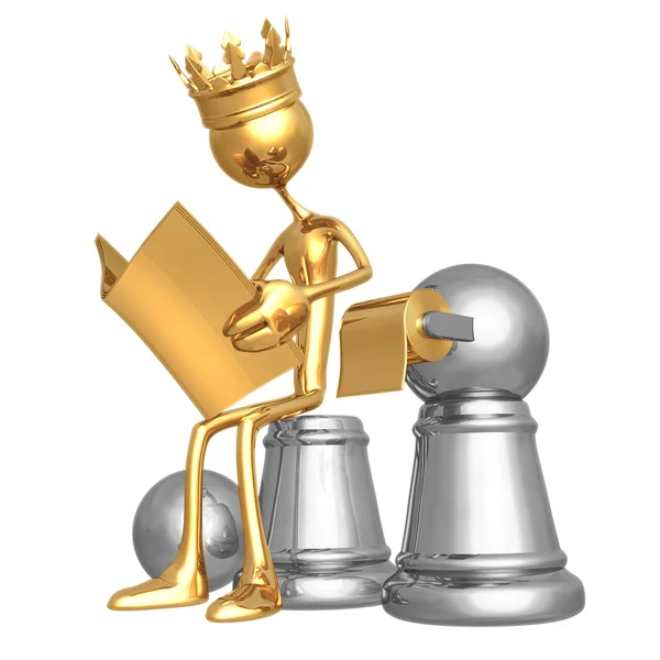 Királyi trónra — Stock Fotó