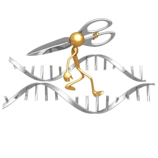 Gespleißte Dna — Stockfoto