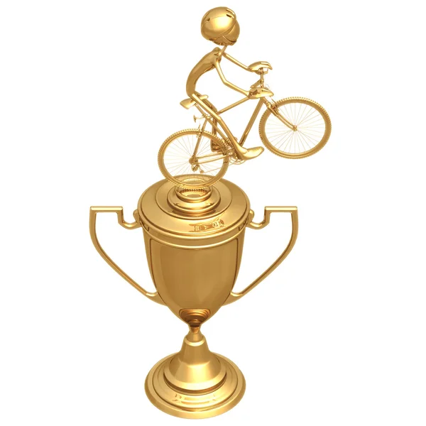 Mountainbike-Trophäe — Stockfoto