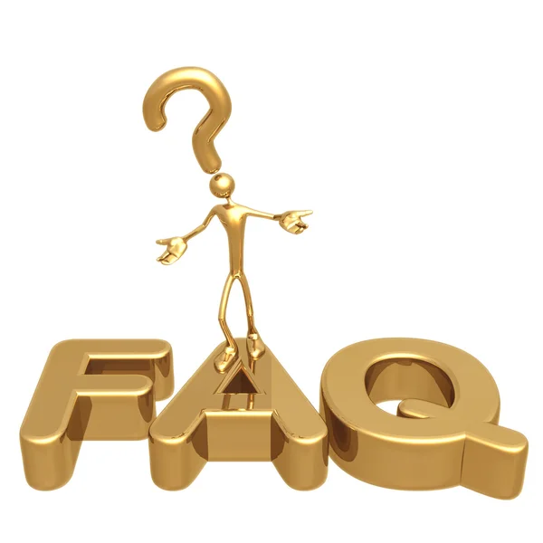 FAQ concept — Stock Photo, Image