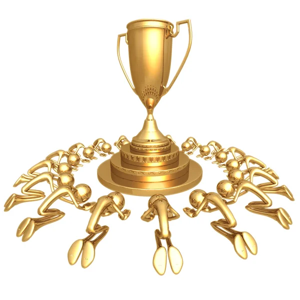 Trophy dyrkan — Stockfoto