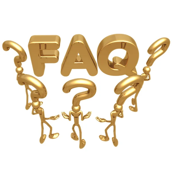 FAQ concept — Stock Photo, Image