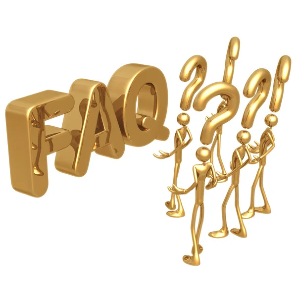 FAQ concept — Stock Photo, Image