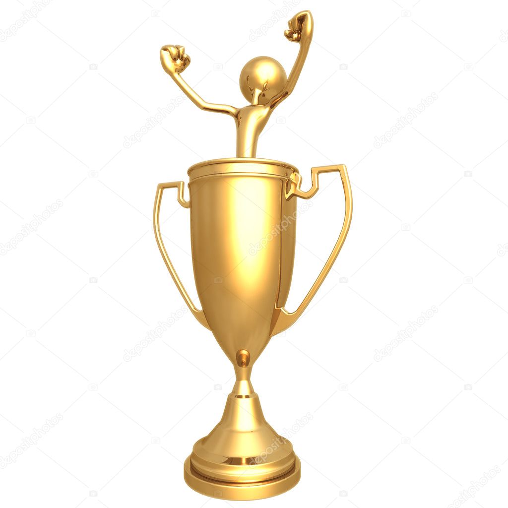 Winner In Trophy Cup — Stock Photo © LuMaxArt #12269231