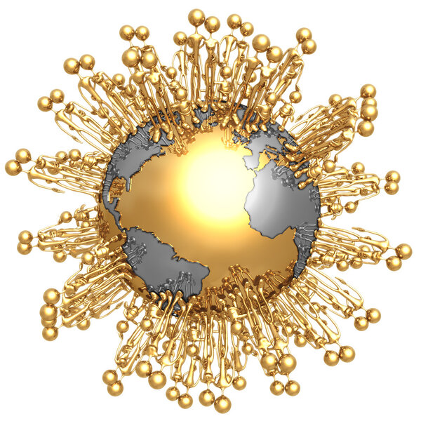 Над населением
