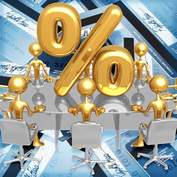 Giant Percentage Symbol — Stock Photo, Image