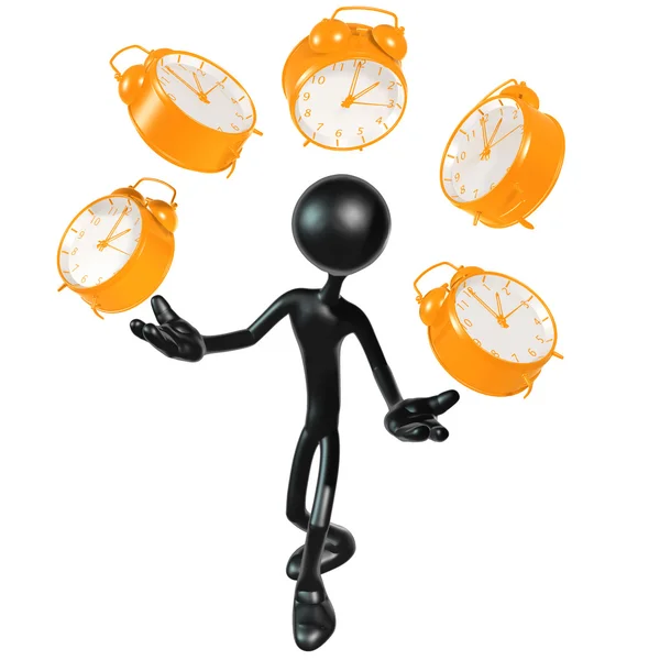 Juggling Time Concept — Stock Photo, Image