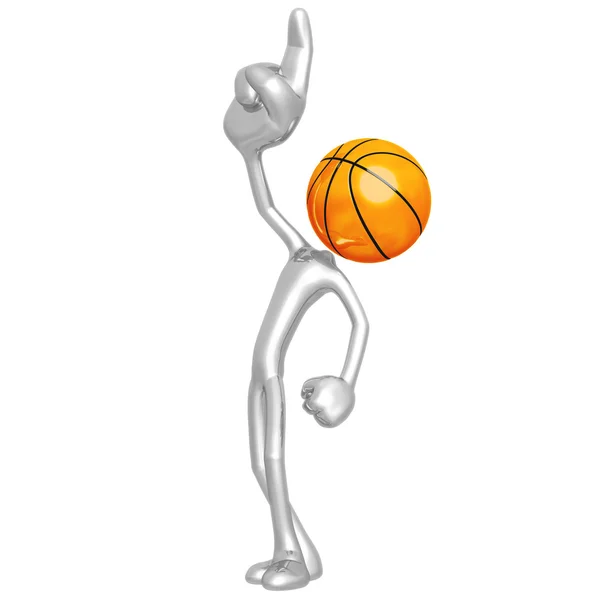 Number One Basketball — Stockfoto