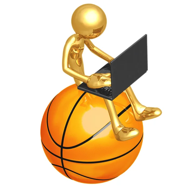 Online-Basketball — Stockfoto