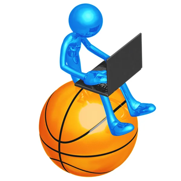 Online basketbal — Stockfoto