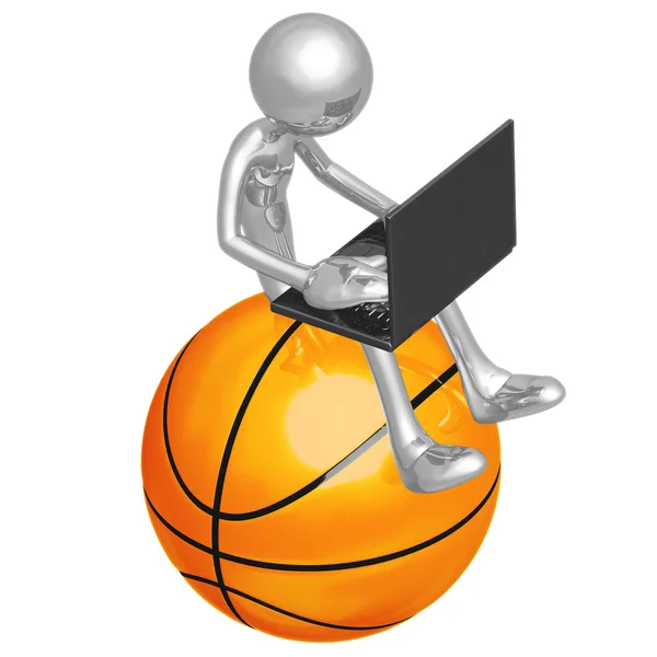 Online-Basketball — Stockfoto