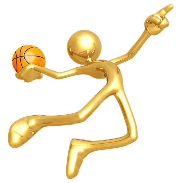 Basketball Calling The Shot Slam — Stock Photo, Image