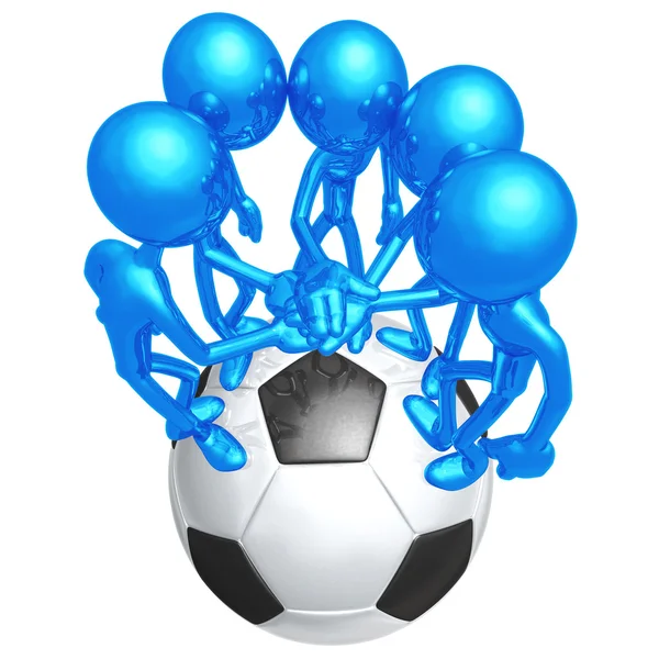 Soccer labdarúgó-válogatott — Stock Fotó
