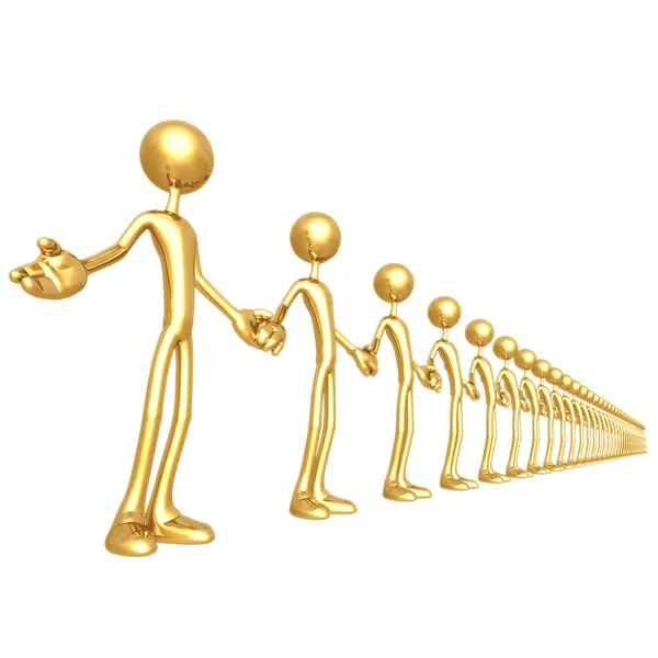 Golden Unity — Stock Photo, Image