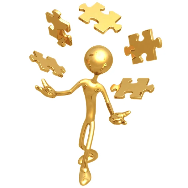 puzzle parçaları hokkabazlık