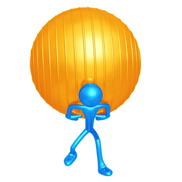 Yoga Pilates Ball — Stock Photo, Image