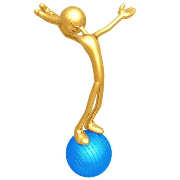 Yoga Pilates Ball — Stock Photo, Image