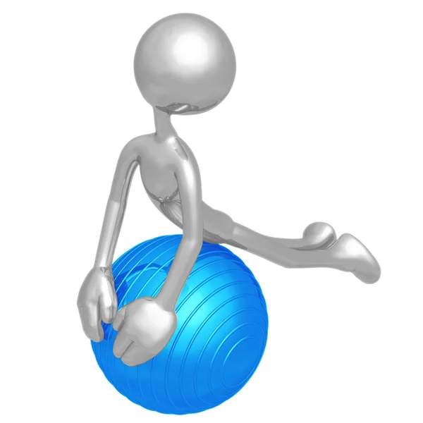 Yoga Pilates Physio Ball — Stock Photo, Image