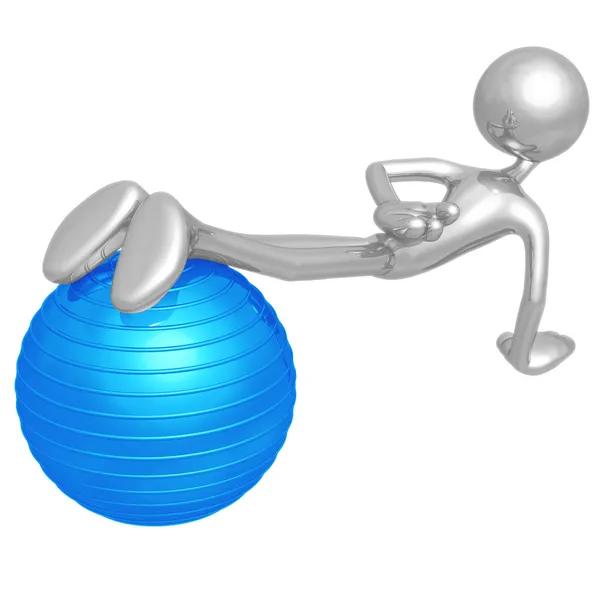 Yoga Pilates Physio Ball — Stock Photo, Image