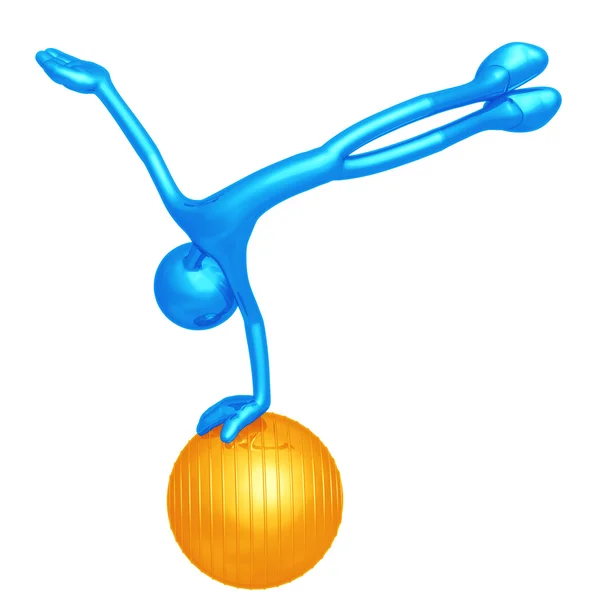 Yoga Pilates Physio Ball — Stockfoto