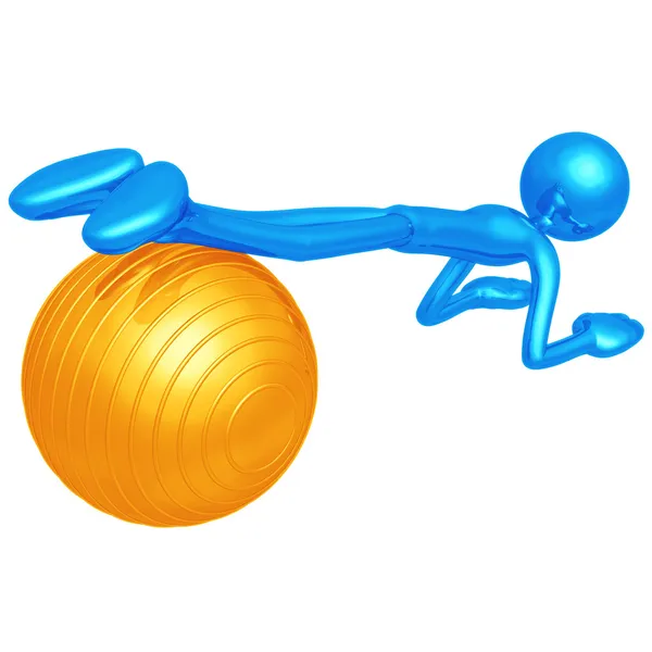 Yoga Pilates Ball — Stock Photo, Image