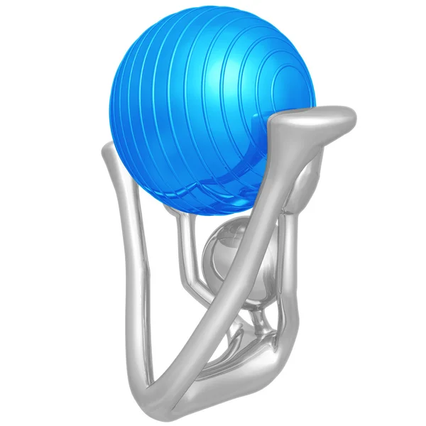 Yoga Pilates Ball — Stock Photo, Image