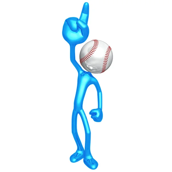 Number One Baseball Fan — Stock Photo, Image