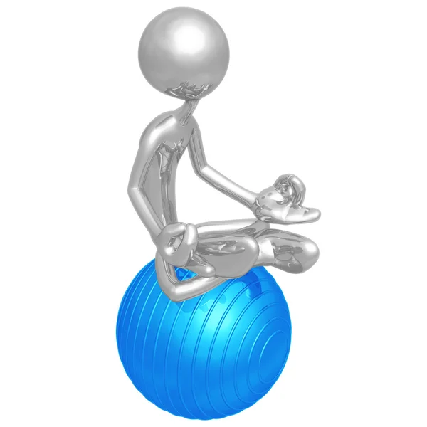 Yoga Pilates Physio Ball — Stock Photo, Image