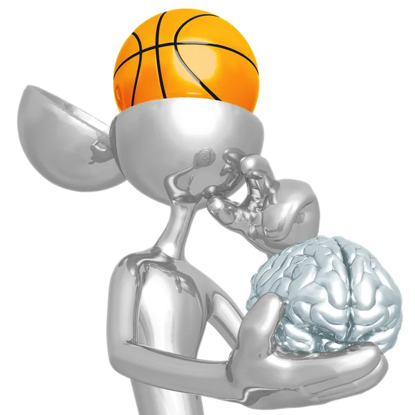 Mente de basquete — Fotografia de Stock